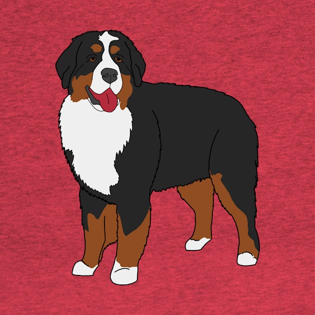 bernese mountain dog by AMCArts